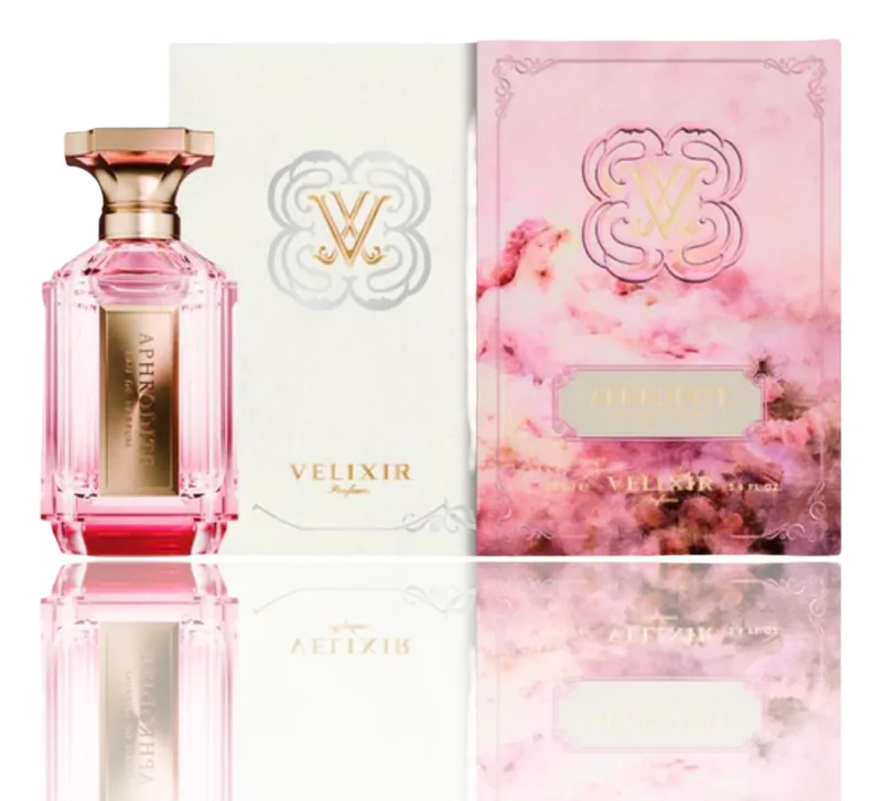 Velixir Aphrodite bottle and box
