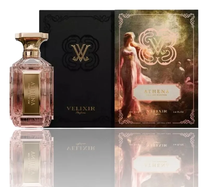 Velixir Athena bottle and box