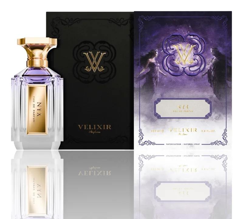 Velixir Nyx bottle and box