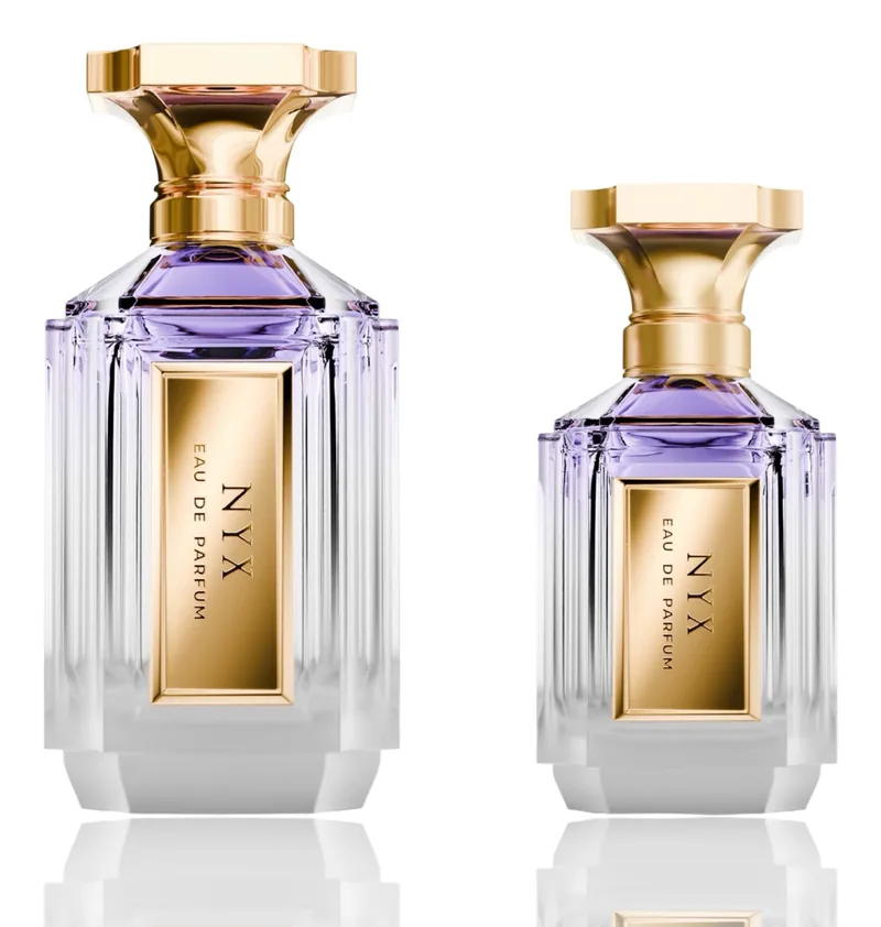 Two Velixir Nyx bottles of different sizes side by side