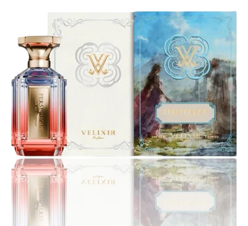 Velixir Persephone bottle and box