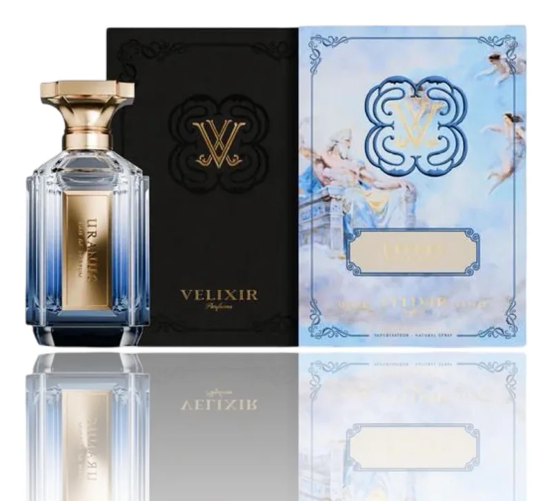 Velixir Uranus bottle and box